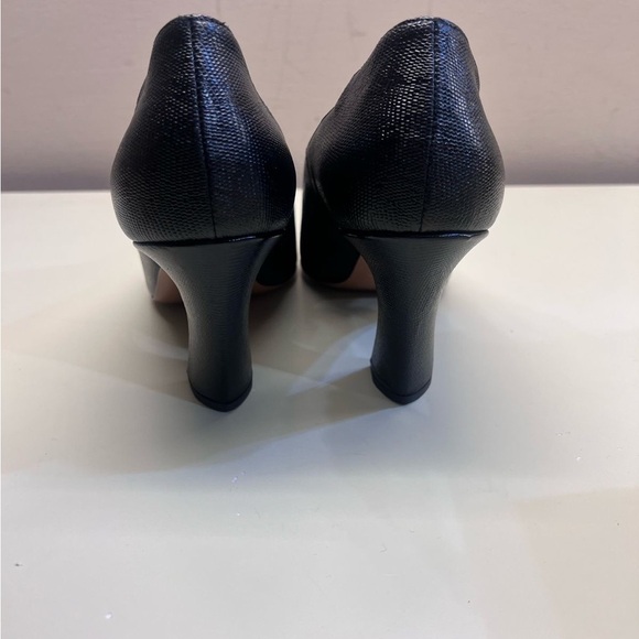 THE FOLD MADE IN ITALY NWT Black High-Heeled Pointed-Toe Pumps - Picture 4 of 10